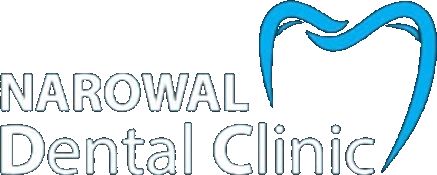 Narowal Dental Clinic White Logo